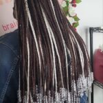 long braids woman