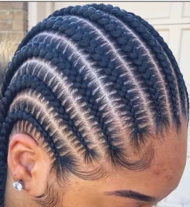 cornrows woman