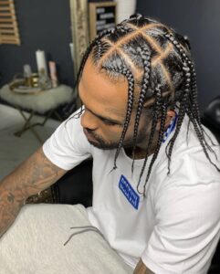 men braids