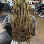 long braids woman